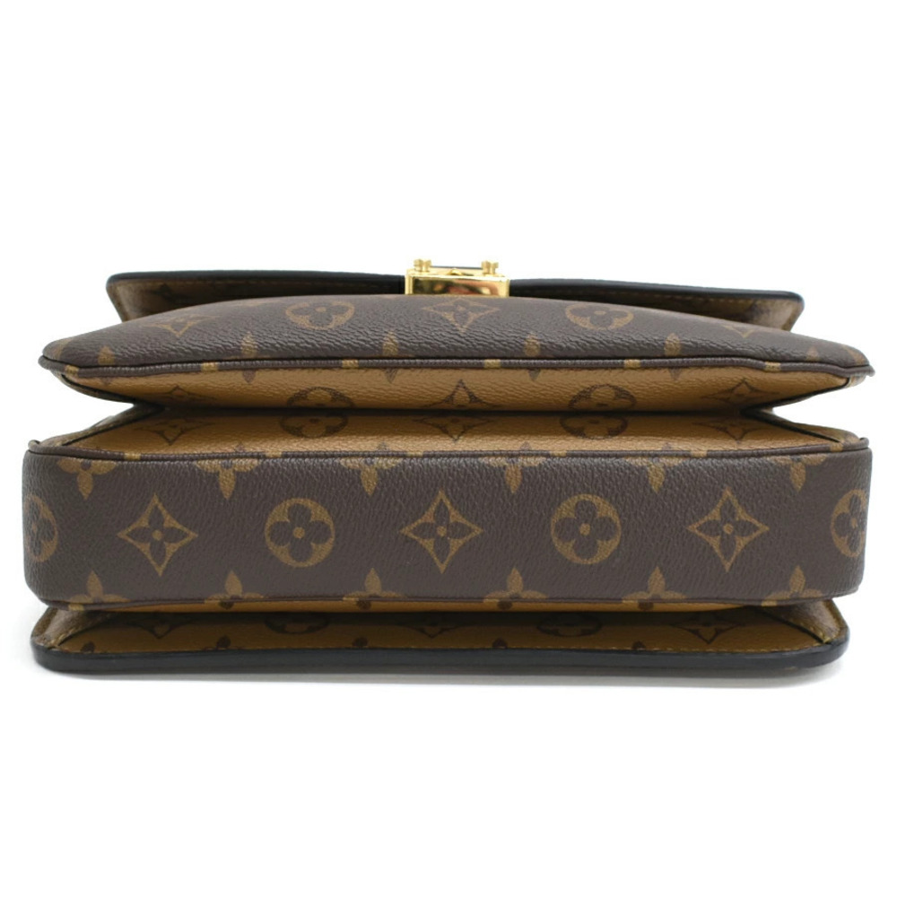 Louis Vuitton Monogram Metis Bag Reverse Handbag Pochette Shoulder Brown - Picture 4 of 8